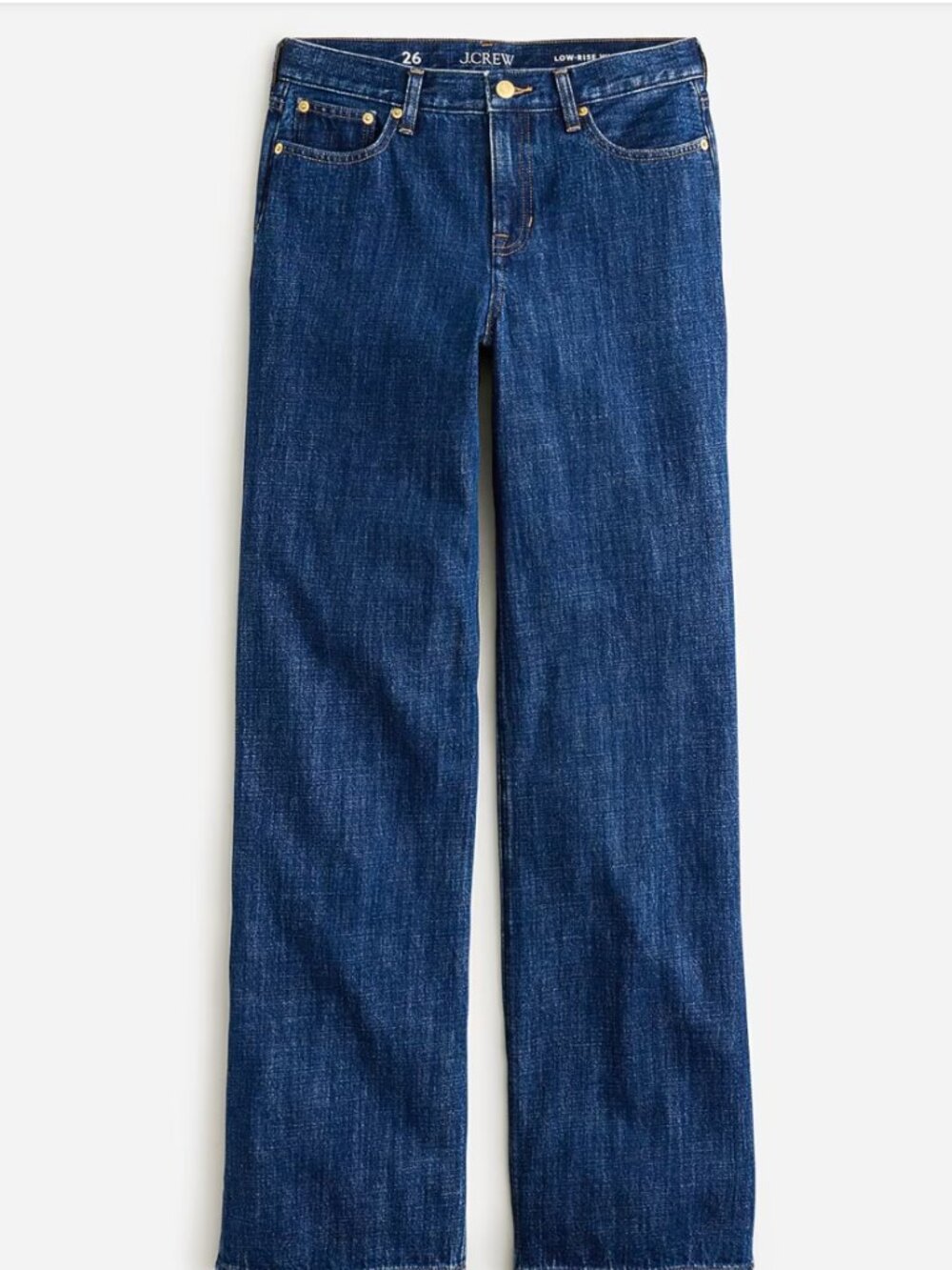 J Crew Women's Lower-rise wide-leg jean in Regina wash- SIZE 27